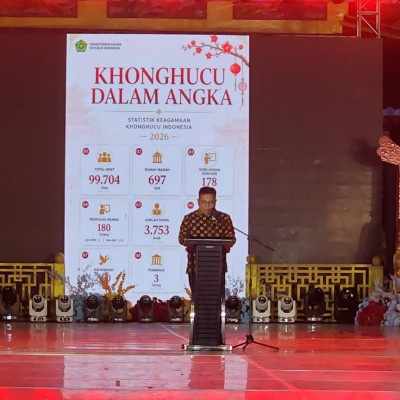 Turut Hadiri HUT YM Kong Kwang Sing Tee ke-1866 , Kapusbimdik Khonghucu Tegaskan Komitmen Pemerintah Berikan Layanan Keagamaan